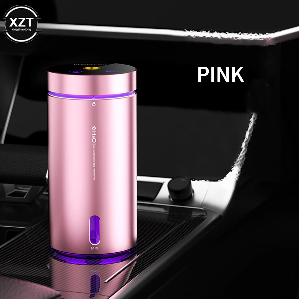 Car Air Humidifier Aluminium Alloy Essential Oils Diffuser 300ml Air Freshener For Auto Home Office Accessories