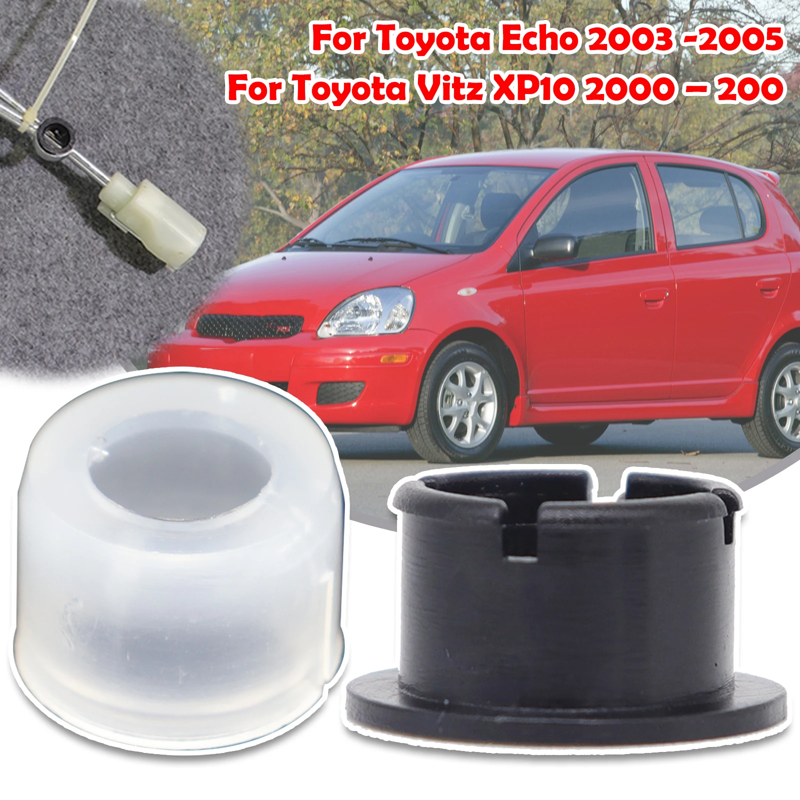 

For Toyota Vitz XP10 Echo Car Manual Gear Shift Selector Lever Linkage Cable End Rod Connector Shifter Bushing 2003 2004 2005