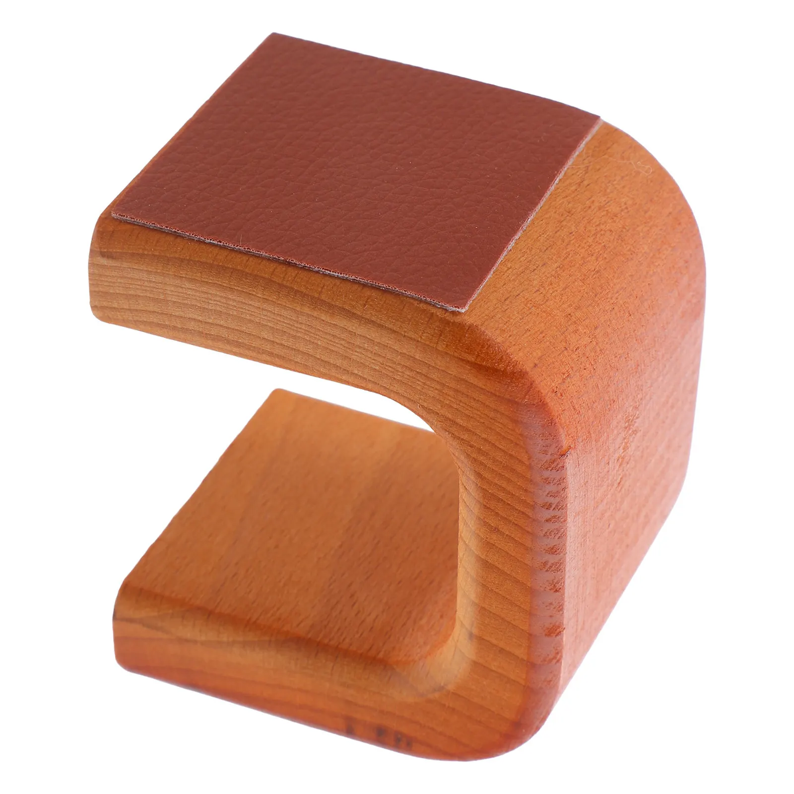 Solid Wood Single Watch Stand Handmade Minimalist Watch Display Holder for Men Women Home Store Use Wristwatch Showcase