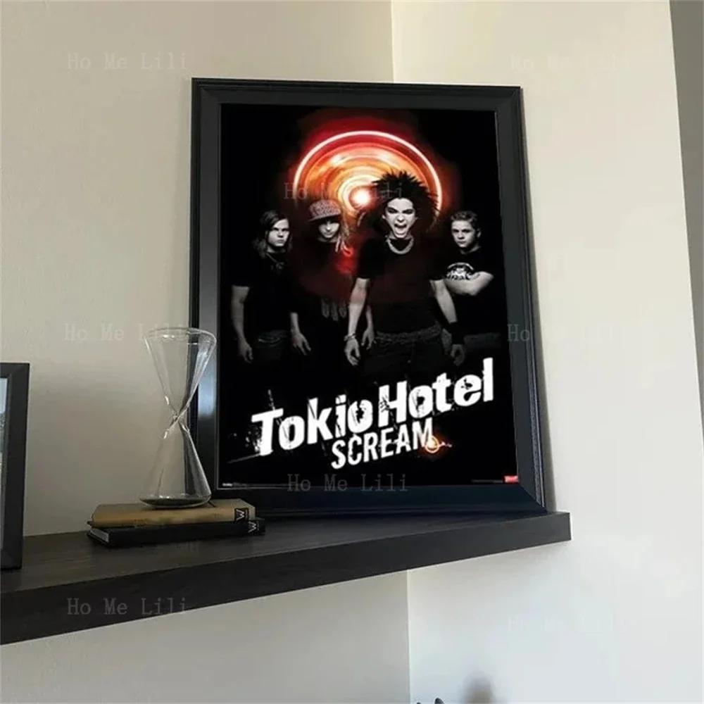 Tokio Hotel Band Poster Vintage Noframed Canvas Wall Art For Livingroom Decor