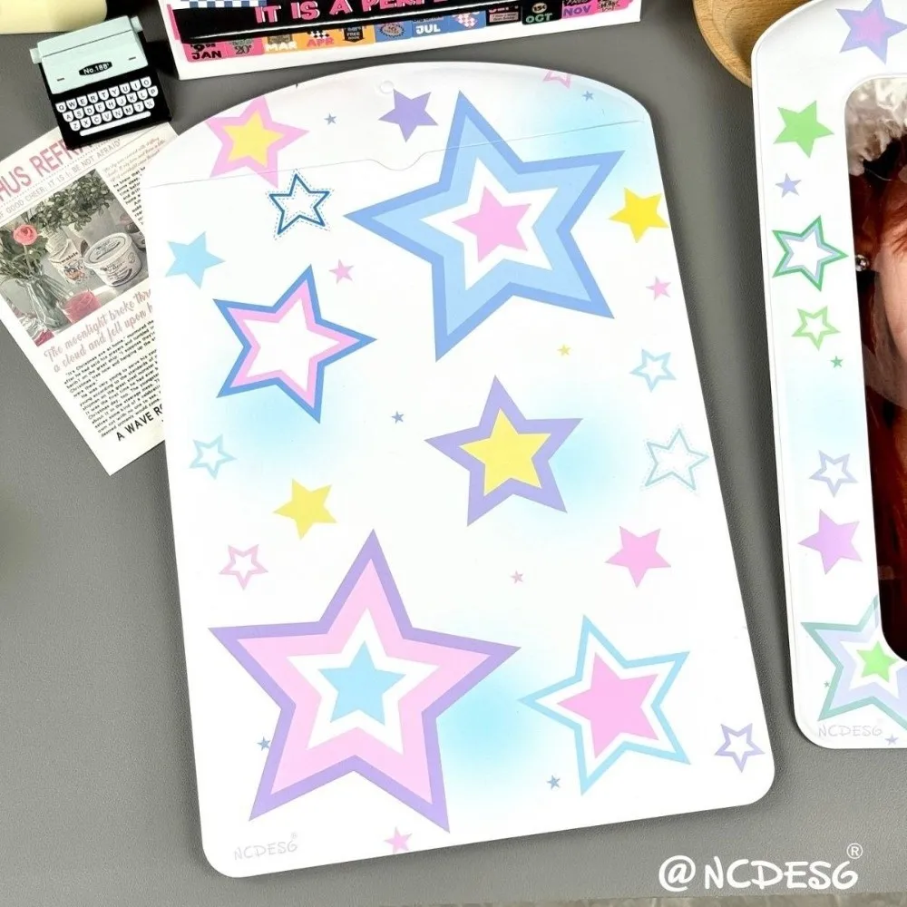 Trendiger A4 Fotokartenhalter Koreanischer Idol Riesen-Fotoschutz Bunter PVC-Fotokartenhalter für Fans – Detail 10