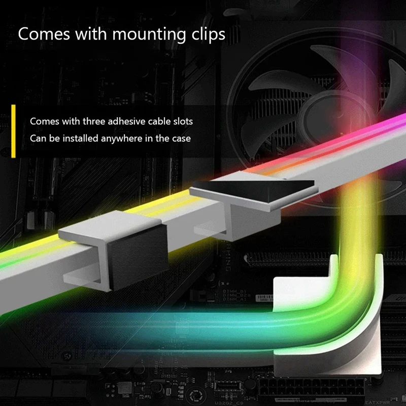 ARGB LED Light Stripe 5V 3 PIN ARGB Aura Flexible Led Ribbon Light Neon Computer Lamp Strip Decor For PC Case Mainboard