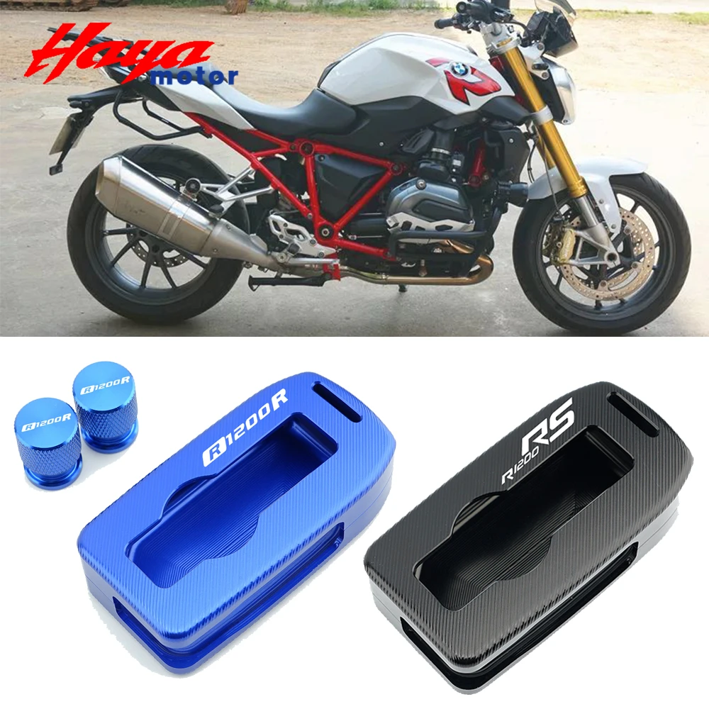 

New Motorcycle CNC Key Shell Key Case Cover Protection Tire Valve Cap For BMW R1200RS R1200R 2015-2019 High Quality Accessories