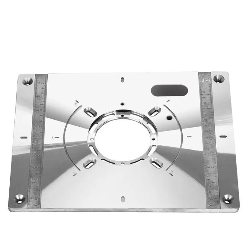 

Поворотная пластина для фрезера, 45-градусная пластина для обрезки, алюминиево-пластиковая V-образная пластина с основанием из алюминиевого сплава