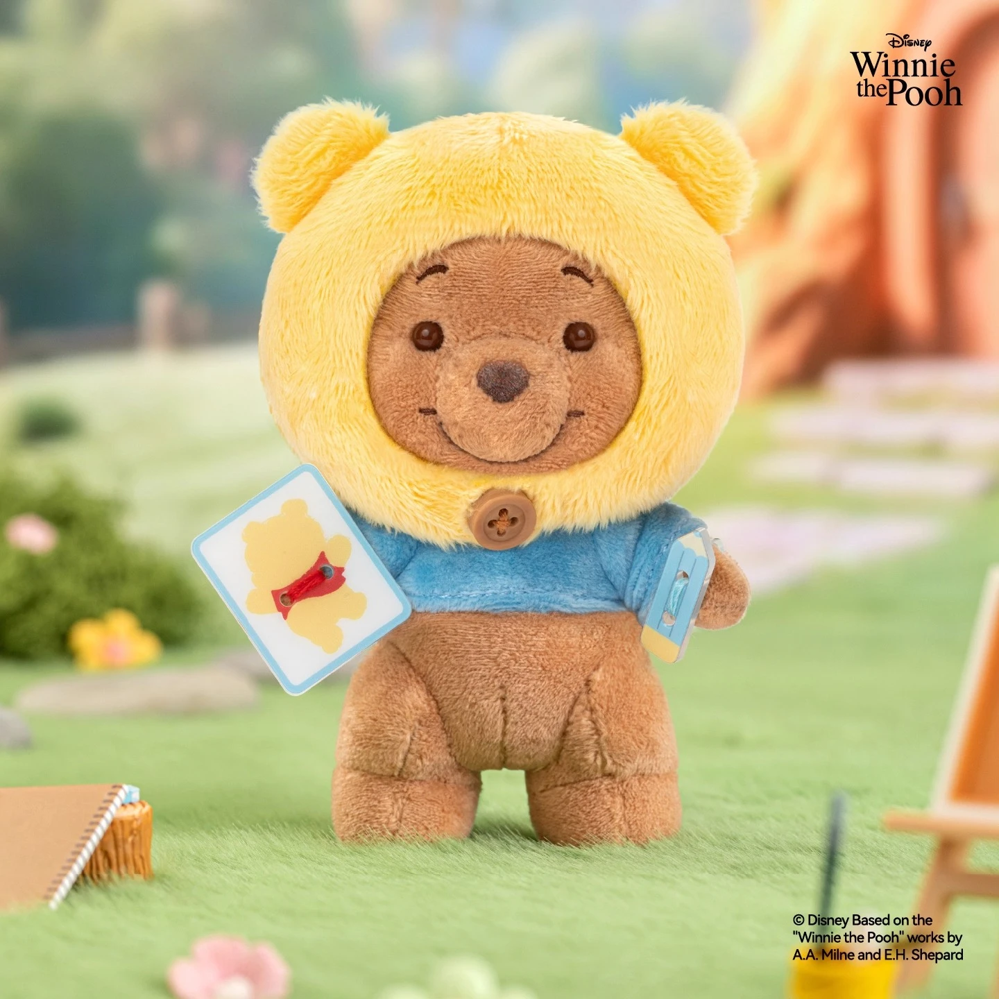Disney Winnie The Pooh & Piglet Friends Series Plush Keychain Blind Box Surprise - Cute Collectible Soft Stuffed Animal Toys