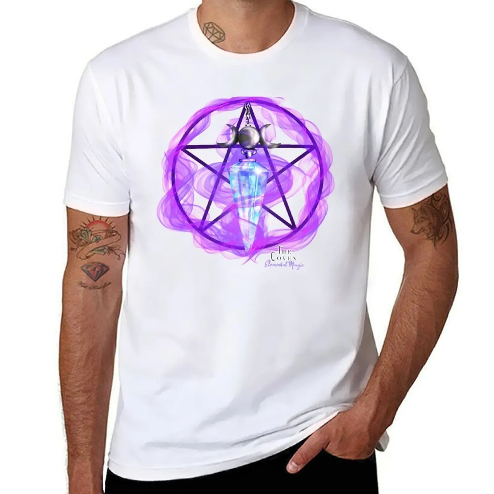 

Elemental Magic (Large Logo) T-Shirt t shirts for man graphic vintage t shirt for man 100 percent cotton T-Shirt