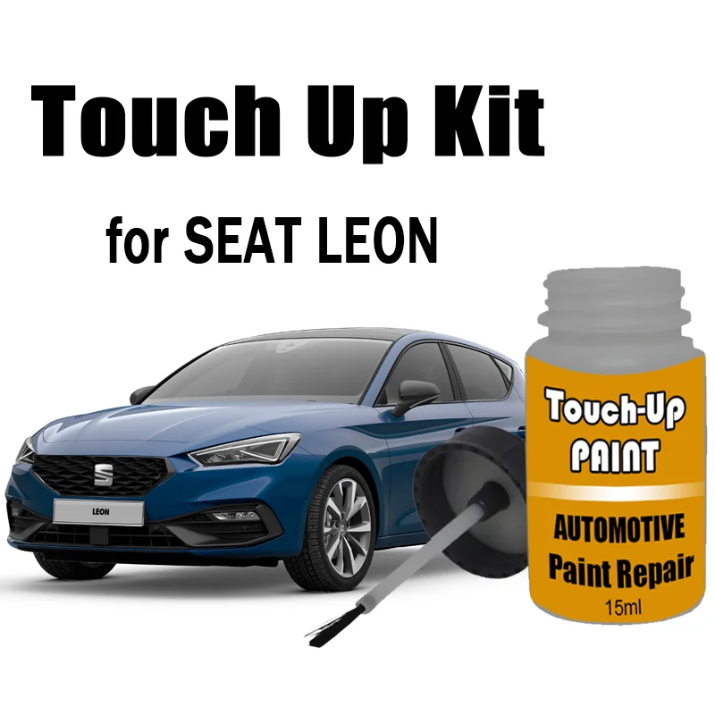 

Набор автомобильной краски для ретуши (с кистью) для SEAT LEON, средство для удаления царапин, аксессуары для ухода за автомобильной краской