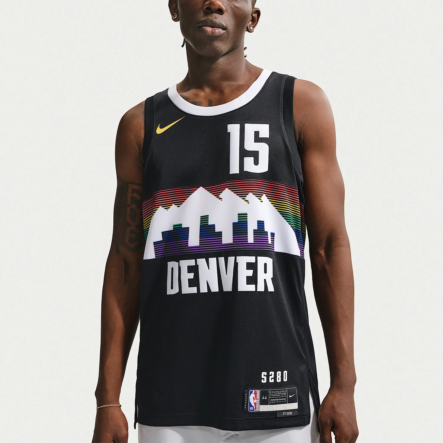 Nike genuine Denver Nuggets men's quick drying basketball sleeveless jersey HM5979-011