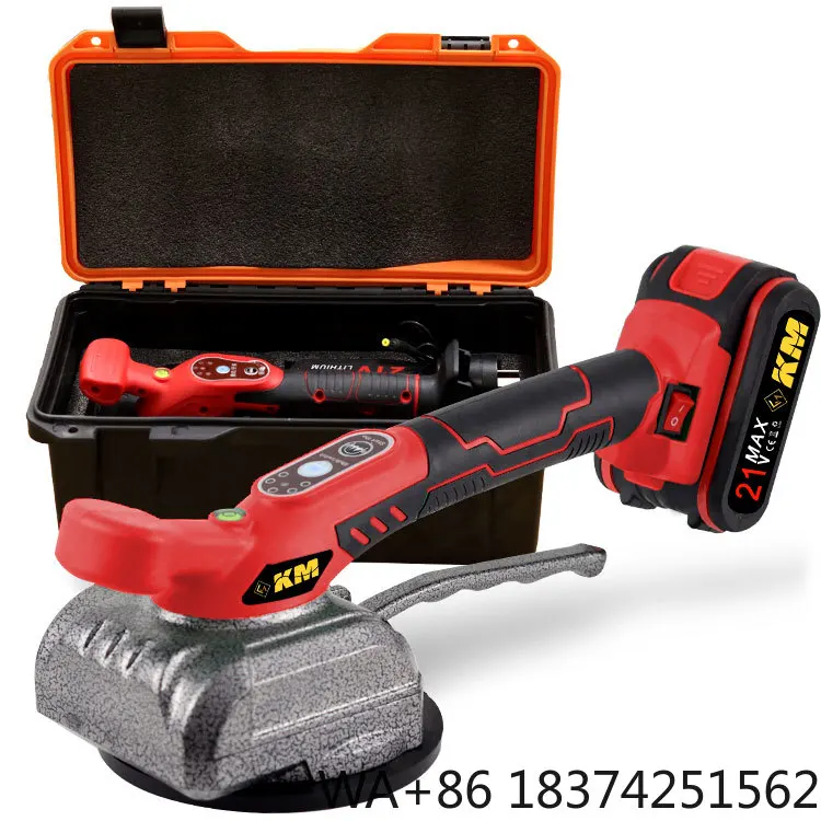 

Professional Hand-held Tiling Tool Machine 21V Rechargeable Cordless Vibrator Tile Vibrator Floor Laying Machine