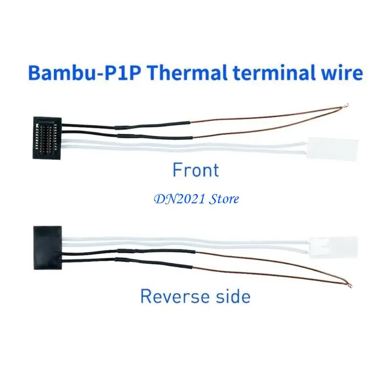 

F3KE Надежный термистор горячий с терминальной стабильной для -принтера Bambu P1P P1S P1S