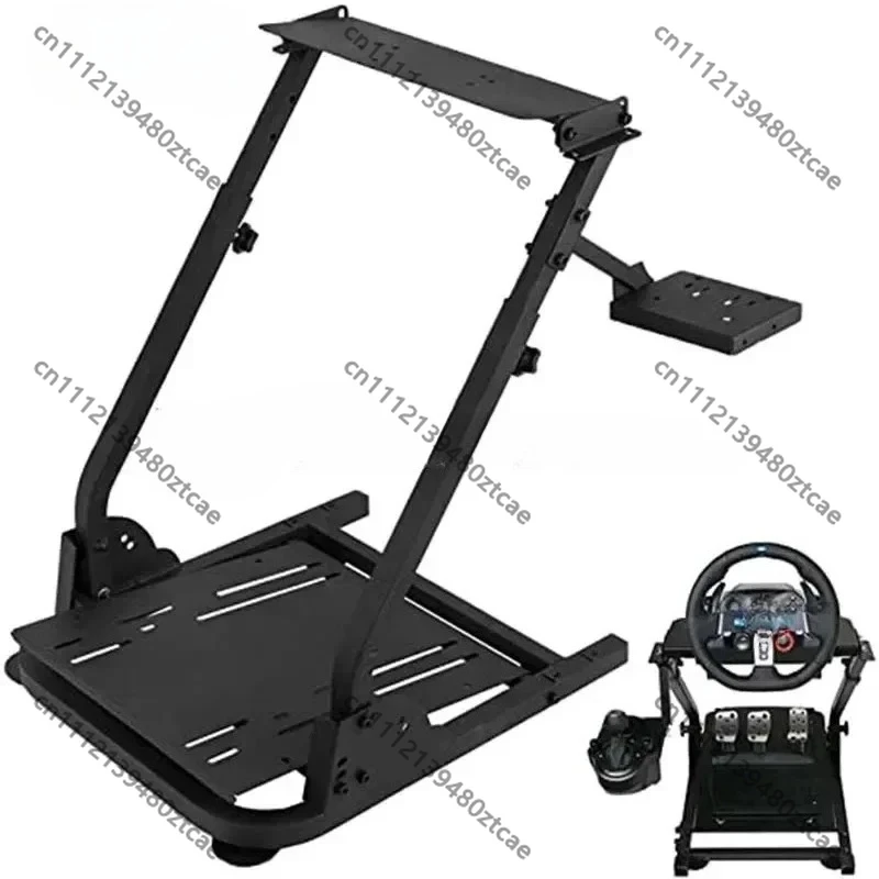 Racing Simulator Steering Wheel Bracket Gear Shifter Holder Driving Game Support Frame
