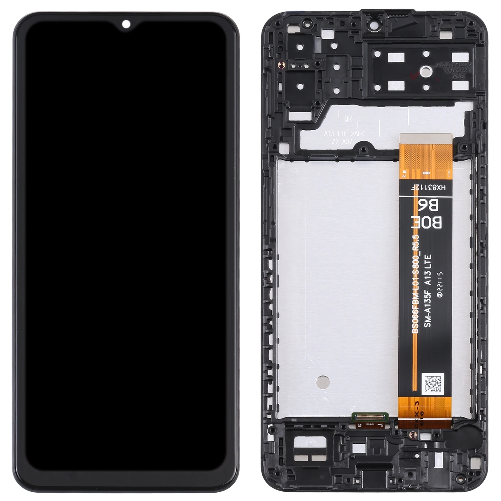 AMOLED LCD Screen For Samsung Galaxy A13 4G SM-A135F Digitizer Full Assembly with Frame