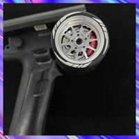 Metal RC Remote Control Transmitter Steering Wheel Handwheel For Flysky NB4 SANWA MT4 FUTABA 3PV WFLY X9 Spare Parts 2
