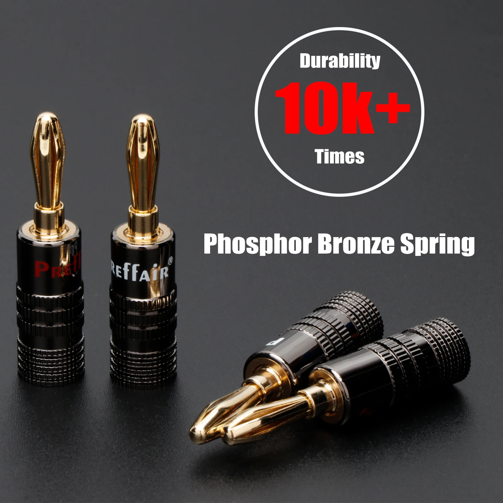 

Разъем типа «банан», латунь, позолоченный 24 карата для разъемов адаптера аудио-видео динамика