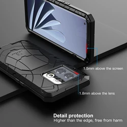 Oneplus 10 Pro 5G Metal Case Military Heavy Duty Shockproof Dropproof Dustproof Protective Cover for Oneplus 10 Pro 5G