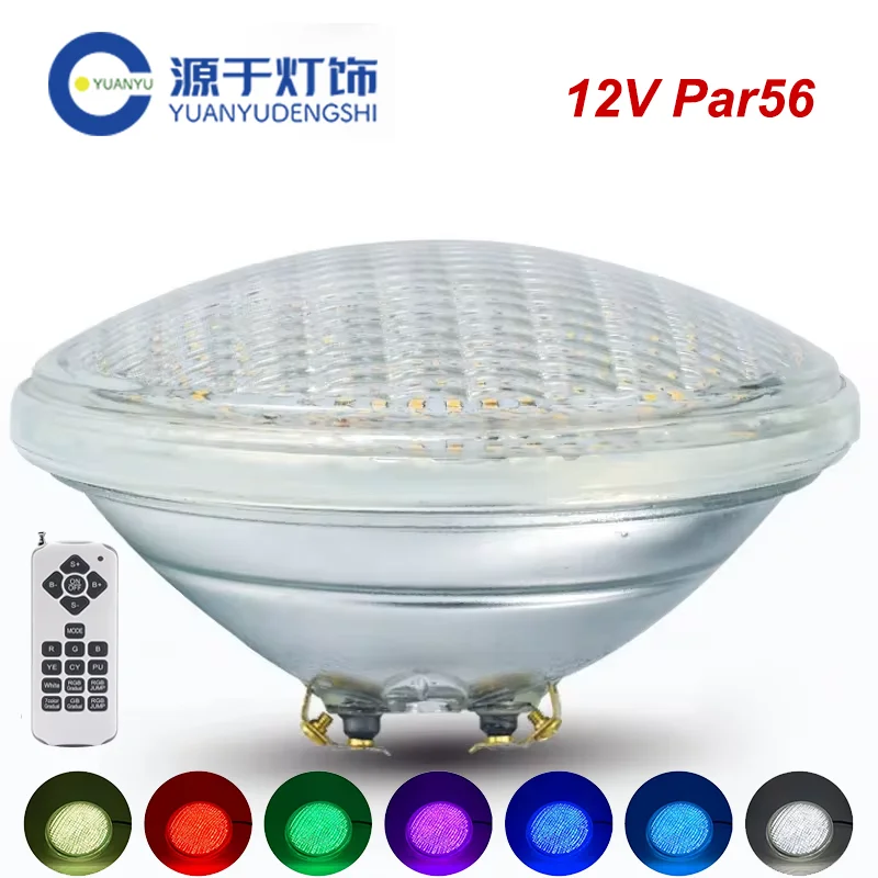 

LED Pool Spotlight 18W 36W 54W PAR56 Underwater Lighting Piscina Pond RGB Multicolor 12V IP68 Waterproof Warm Cold White