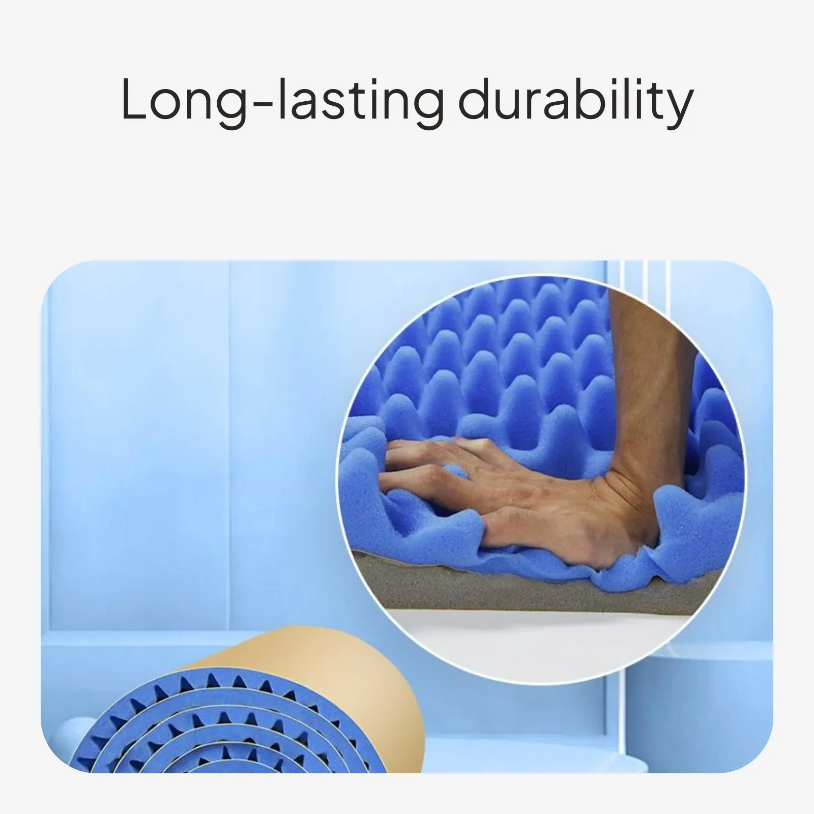 Autocollant mural de réduction de bruit de panneau acoustique de mousse insonorisée