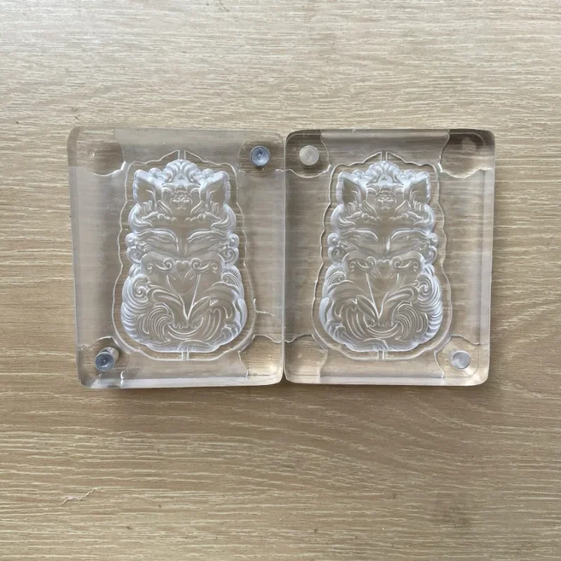 double-sided nine-tailed fox, cute fox, incense brand mold DIY handmade tool
