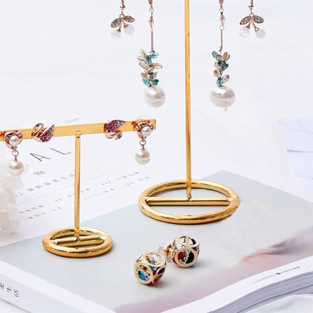 

Подставка для сережек (2 шт.), Т-образный органайзер для украшений, устойчивая подставка для сережек-гвоздиков, браслетов, ключей, металлических украшений