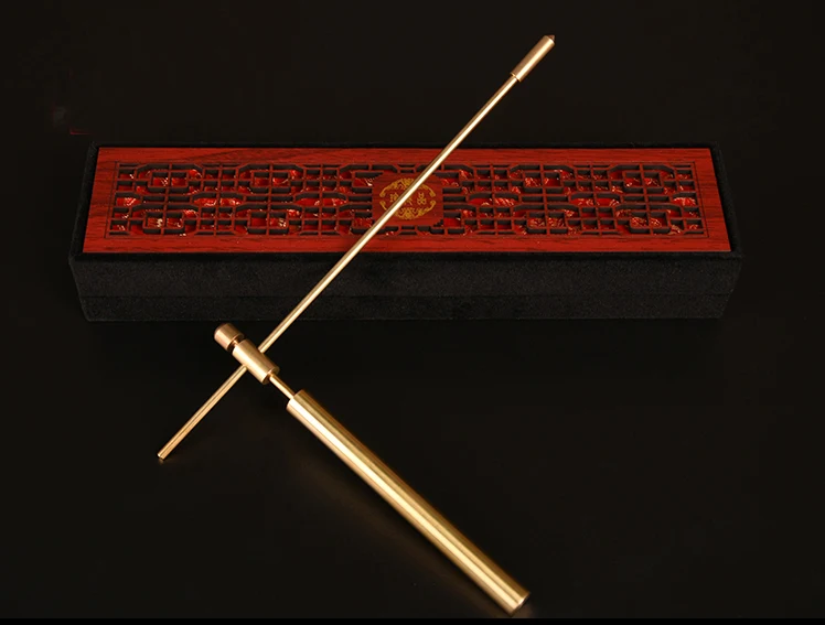 Good # Geomantic master tool Asia efficacious Eight Diagrams FENG SHUI Compass magnetic divine dragon dowsing Rod + LUO PAN view 2