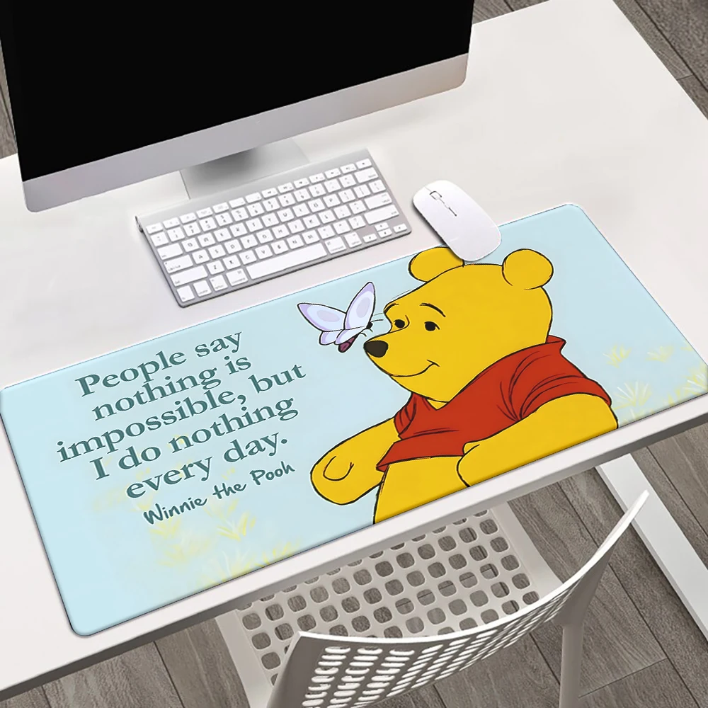 Wnnie Pooh the hottest anime cartoon Mouse Pad Keyboard Gaming Accessories Mouse Mats Game Office Computer PCGamer  Desk Mat