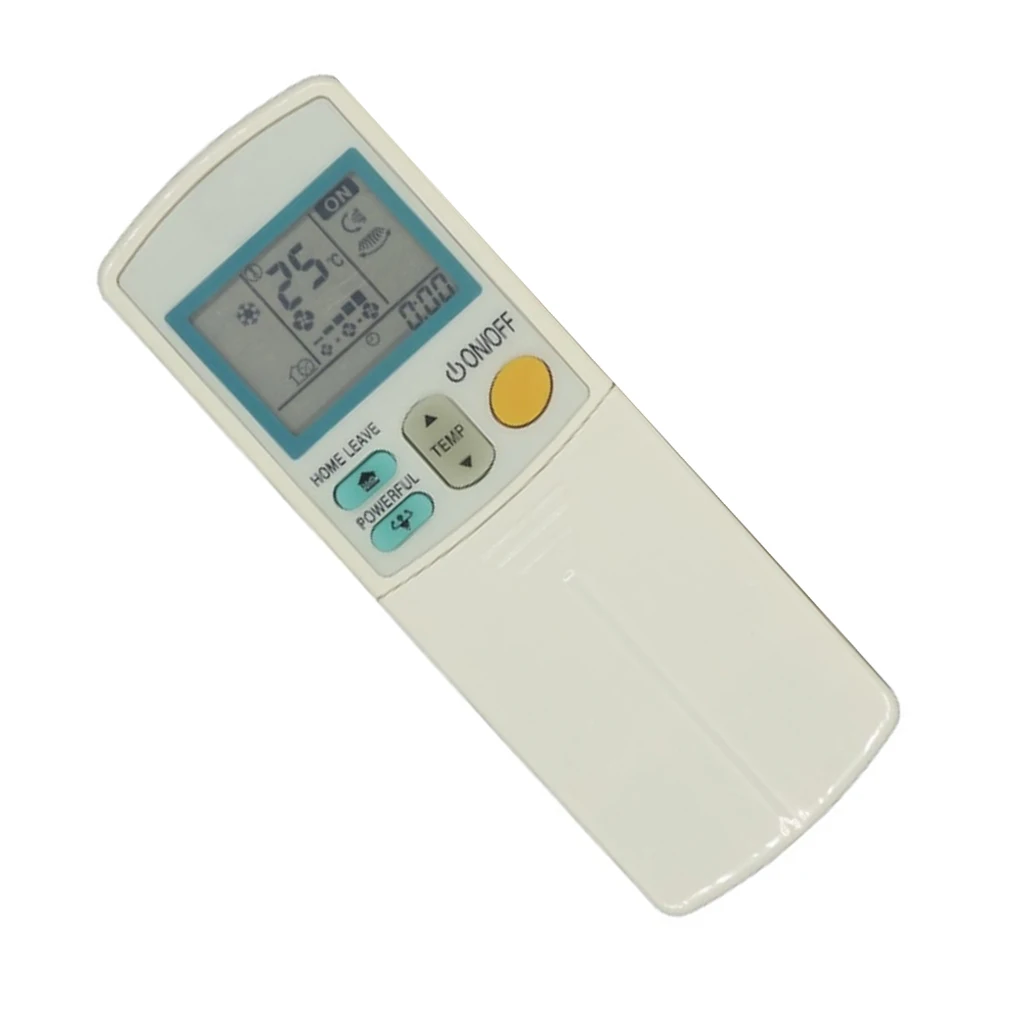 Wearproof Plastic Waterproof Air Conditioner Remote Control High Strength A/C Controller LCD Display English Version