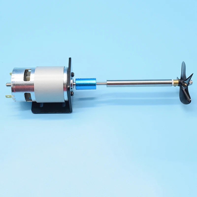 RC Boat 775 Motor Waterproof Boat Shaft Kit Stainless Steel Waterproof Shafting Kit Nesting Boat Accessories Four blade Propelle
