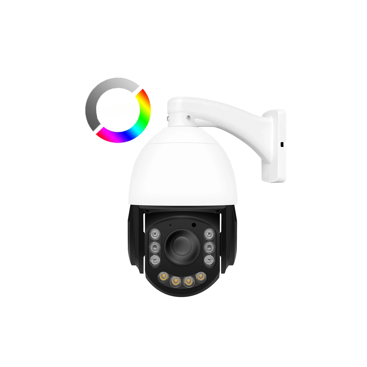 Dual Illumination Active Deterrence 6MP POE IP PTZ Camera 24/7 Colorful Smart Human Auto Tracking & Auto Cruising 2-way Talk