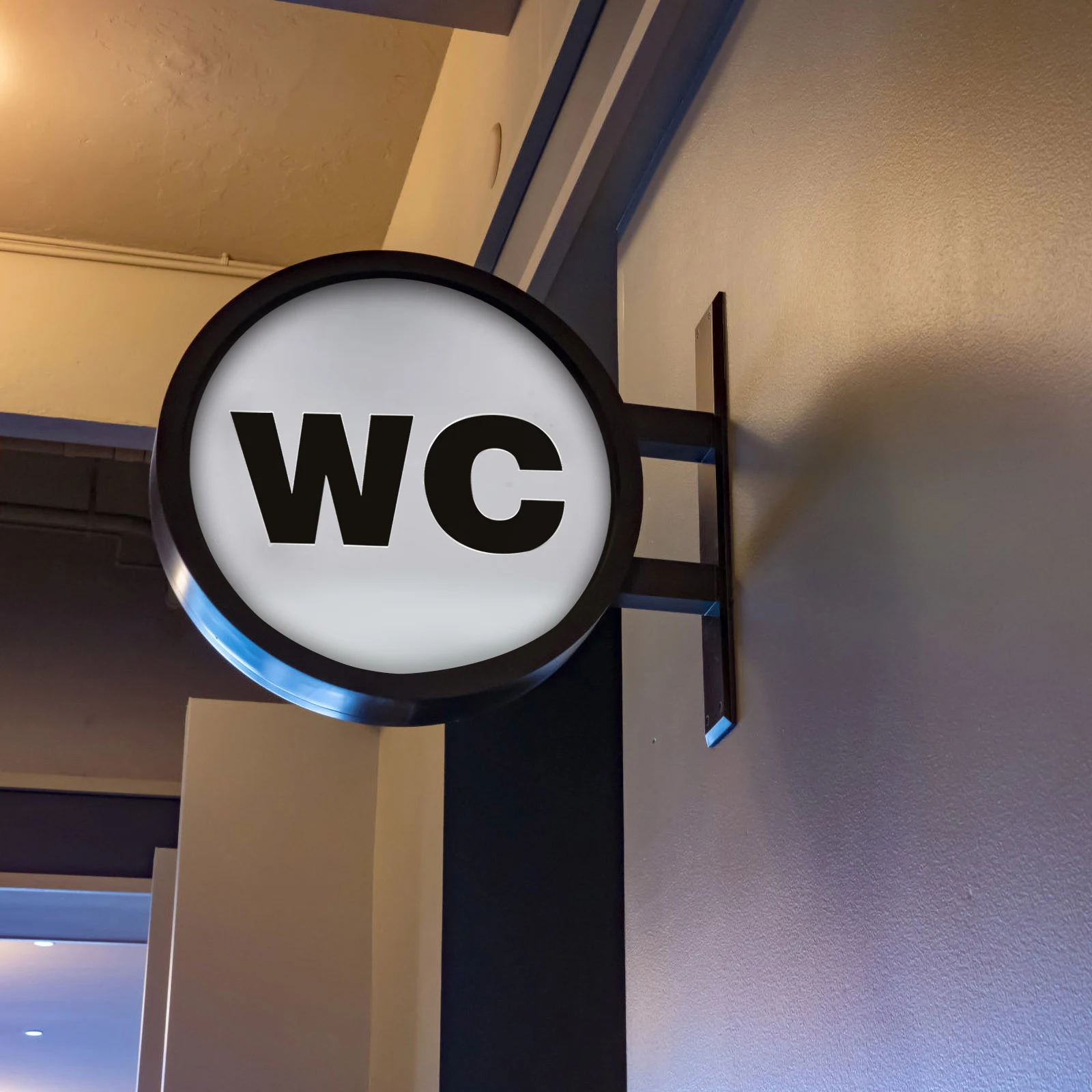 

3Pcs WC Signs Wall Stickers Toilet Seat Ladies Sign Decals Unisex Bathroom Men Women Logo Restroom Signs Decorative Lavatory