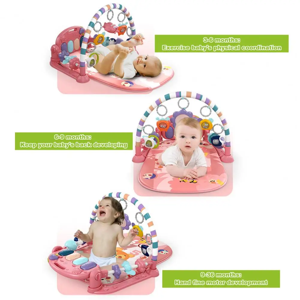 Neugeborene Babys pielzeug Säuglings spielzeug Babys piel matte Fitness studio für Bauch zeit Aktivität ansprechende Klavier boden matte für Neugeborene 0-12 Monate