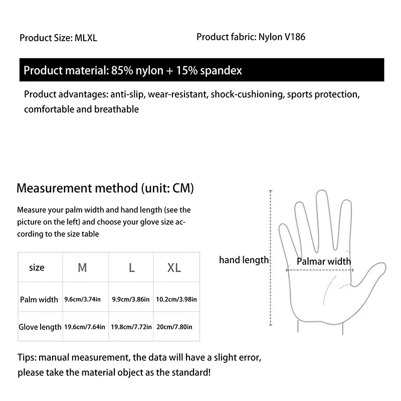 الصيف تنفس نصف اصبع قفازات ركوب الدراجات خفيفة الطريق دراجة قفازات المضادة للانزلاق بطانة حماية من السيليكون قفازات تسلق الجبال #6