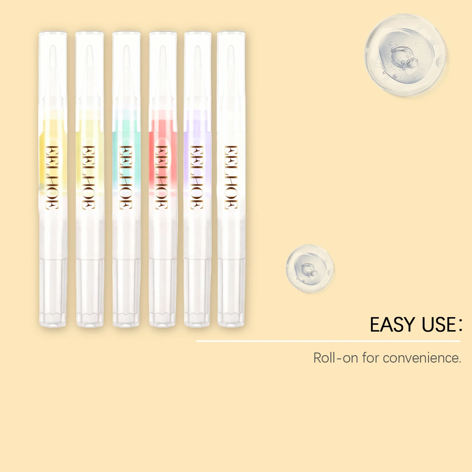 مجموعة محلول العناية بالأظافر - تغذية يومية لطيفة، تفتيح وتقوية، مجموعة العناية بالأظافر المرطبة تدوم طويلاً #4