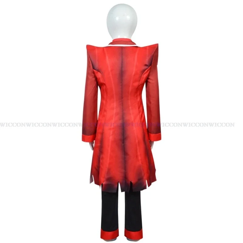 Hazbin Cosplay Hotel Uniform Alastor Cosplay Costume bambini Halloween Carnival Christmas Costumes bambini Red Suit Anime Cosplay