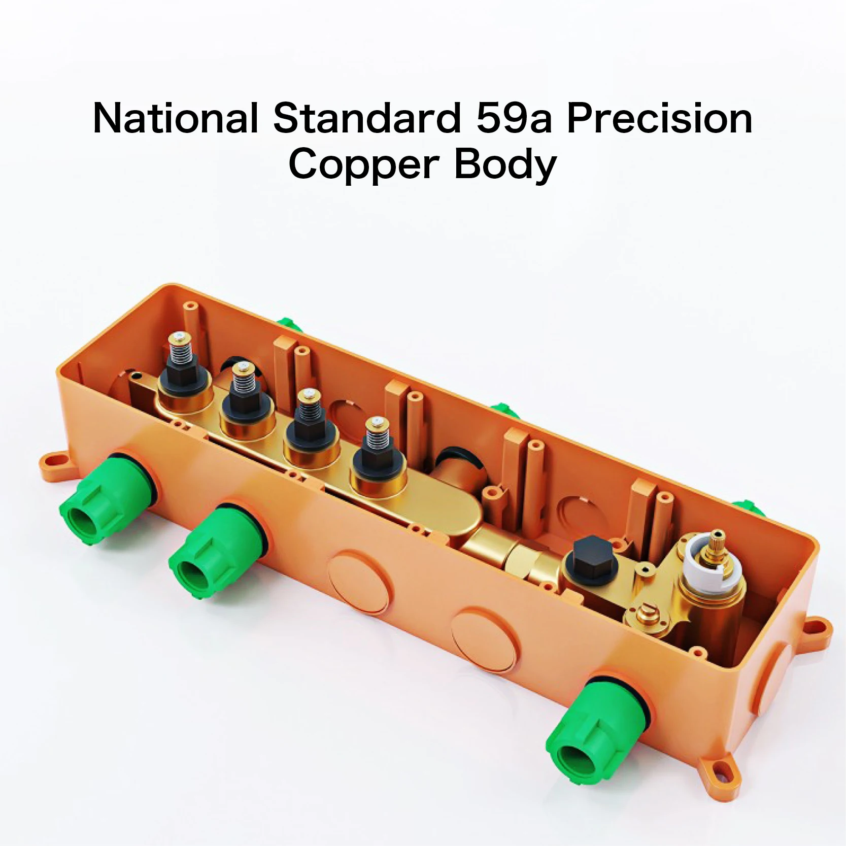 Gun abu-abu kuningan mewah LED tampilan digital sistem pancuran suhu konstan tertanam langit-langit mixer kamar mandi air panas dan dingin