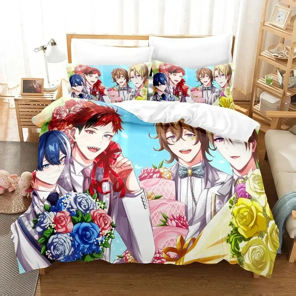 Anime Technoroid Overmin Bedding Set Duvet Cover Bed Set Quilt Cover Pillowcase Comforter king Queen Size Boys Adult Bedding Set