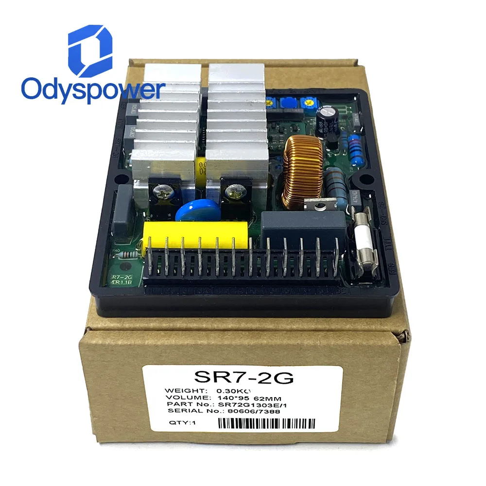 SR7 AVR Automatic Voltage Regulator Stabilizer SR7-2G Alternator Control Module for Mecc Alte Generator Parts
