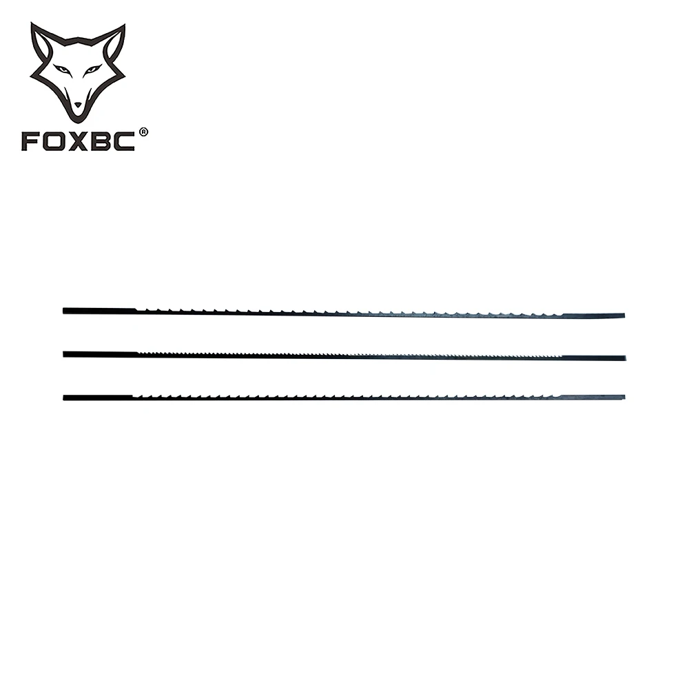 Foxbc 36Pcs 5 "Plain End Scroll Zaagbladen 28 Tpi 130Mm Voor Houtbewerking