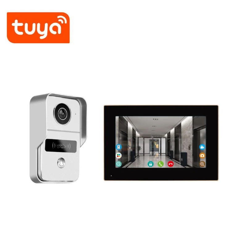SmartYIBA Tuya Wifi Türklingel 2 MP Digital Kamera Überwachung Video Tür Telefon 140 Horizontale Winkel Visuelle Intercom System