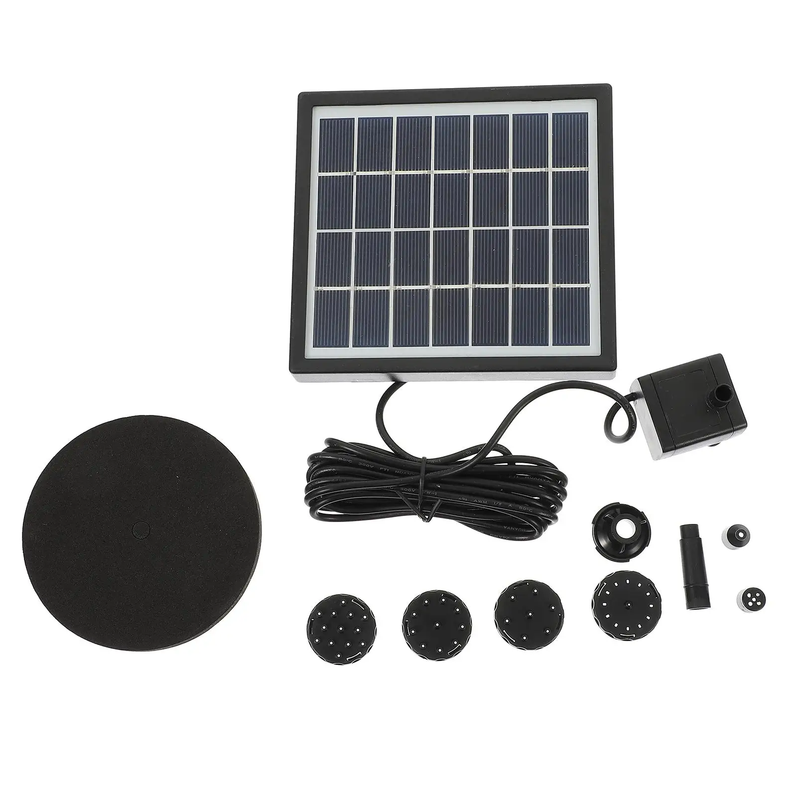

Solar Powered Pond Pump for Garden Fountain Plastic Material Small Pool Bird Decor Outdoor Solar Water Pump for Pond