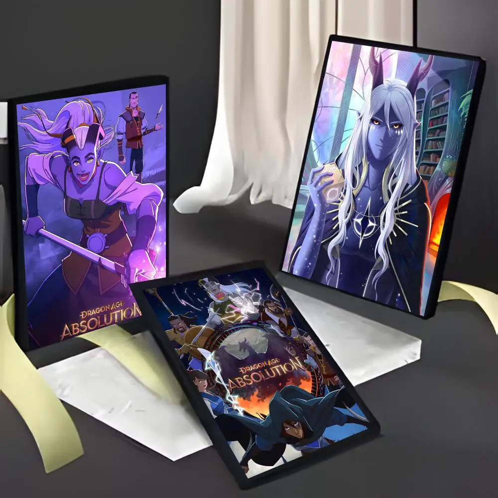 Fantasy Anime D-Dragon A-Age Absolution Poster American Film Mural Home Childrens Room Wall Decor Print