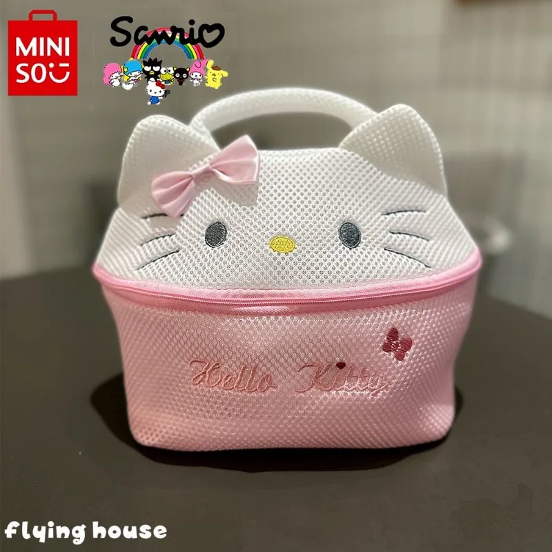 Miniso Sanrio New Women's Makeup Bag Fashionable and High Quality Wash Bag Large Capacity Multi Functional Portable Storage Bag