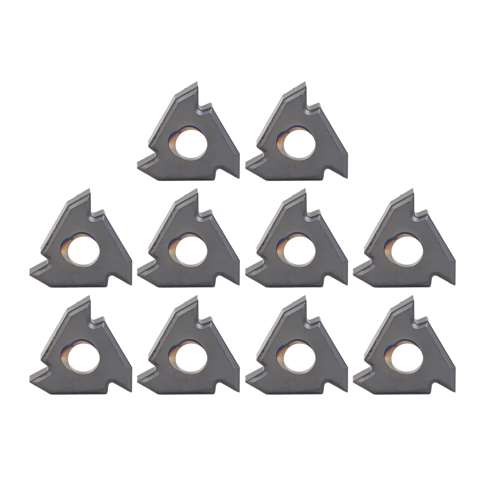 

Carbide Inserts 10pcs Set 16IR AG60TF PR1115 for CNC Thread Cutting Excellent Performance in Various Processing Environments