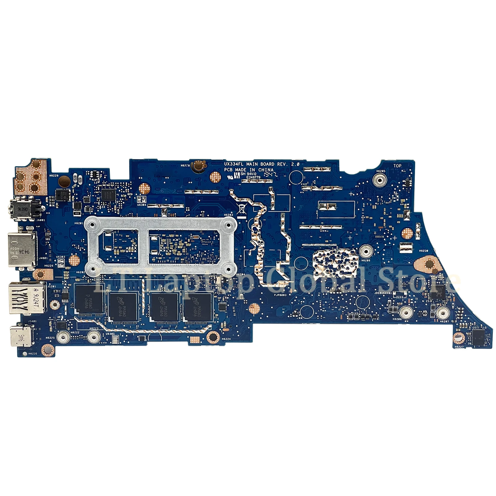 Imagem -03 - Placa-mãe para Laptop Asus Ux334fl Ux434fl Ux334flc Ux434flc Ux334fa Ux434fa I3-i5-i78th 10th Gen 8g 16g Ram Ddr4