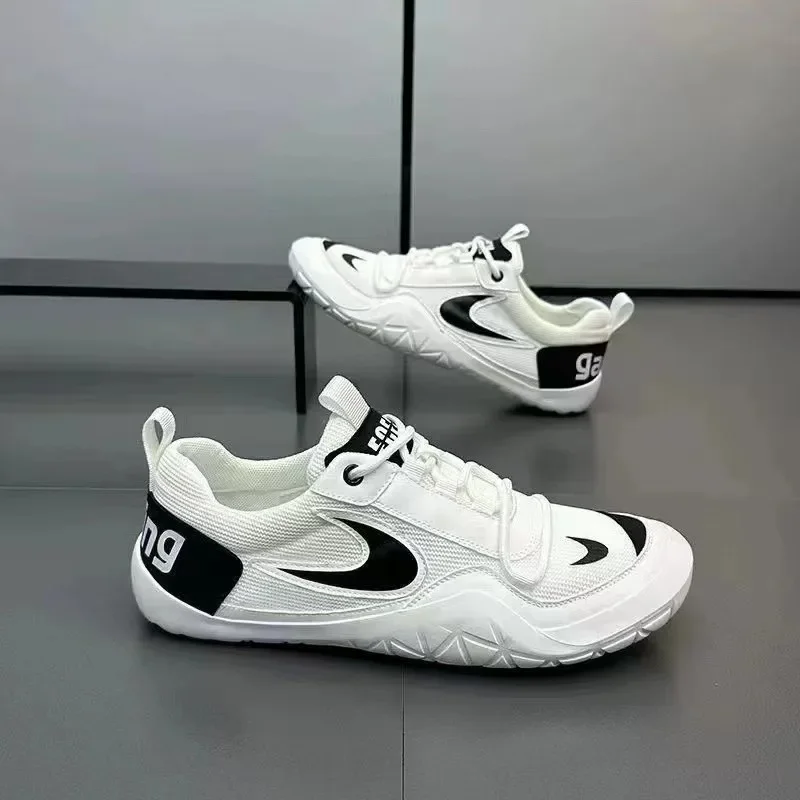 Men's Shoes 2024 New Breathable Mesh Sports Shoes Comfortable Soft Sole Anti Slip Youth Forrest Gump Fashion Small White Shoes