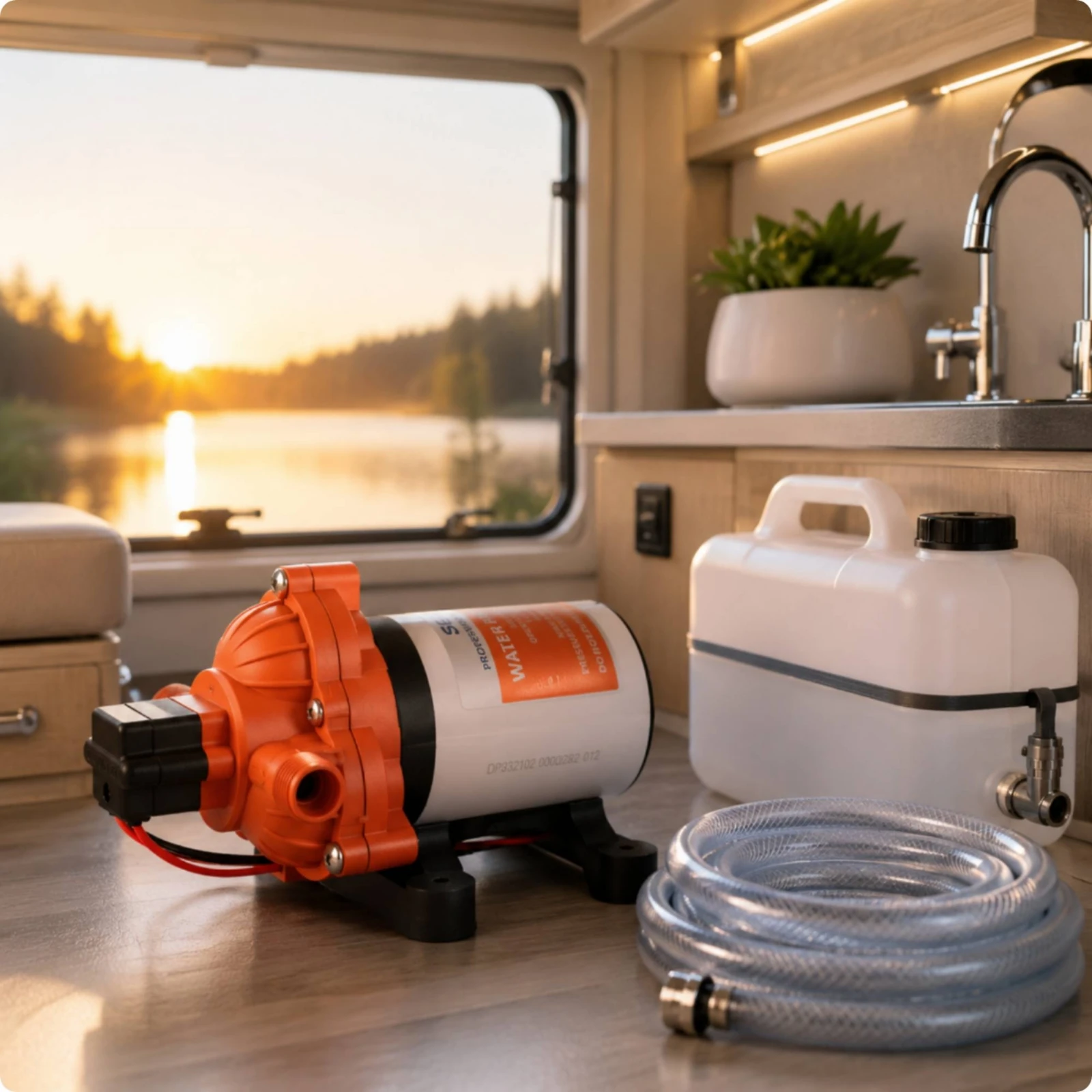 

RV Liquid Transfer Pump Dry Run Capable Marine Liquid Transfer Pump Home Appliance Ignition Protected Quiet Running