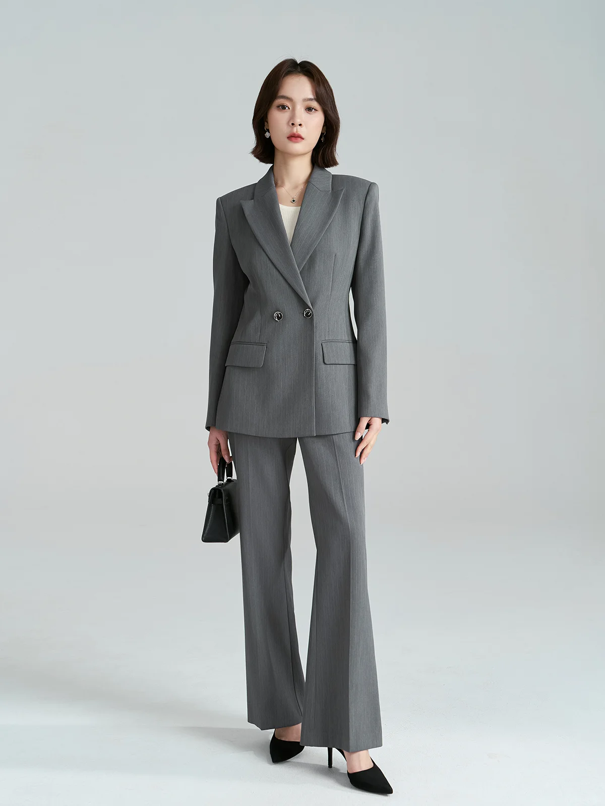 

Женский деловой костюм Burd Miss: легкий, роскошный комплект для работы, собеседований и повседневной носки, из ацетата, с длинными рукавами