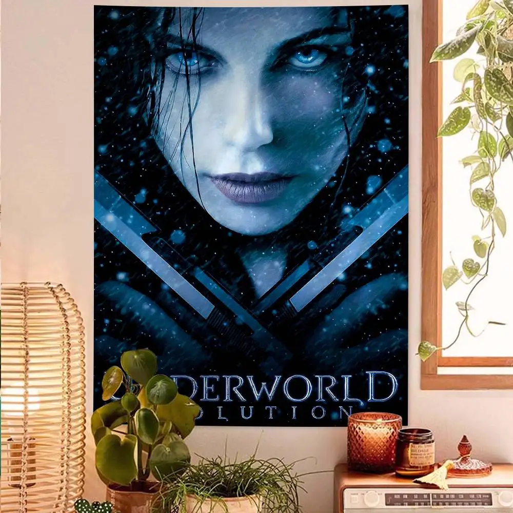 Classic U-Underworld Series TV Classic Printed Large Wall Tapestry Hanging Tarot Hippie Wall Rugs Dorm Art Home Decor