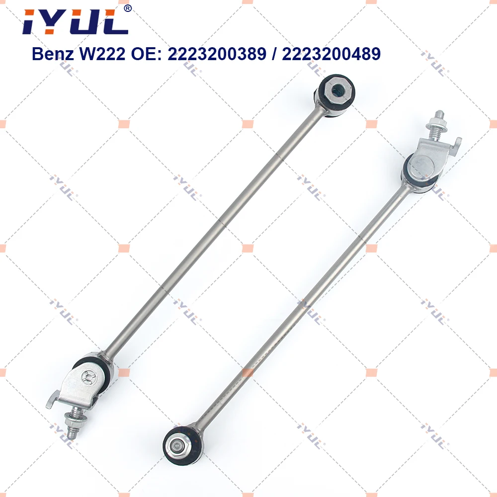 A Pair of Rear Axle Sway Bar End Stabilizer Link Ball Joint For Mercedes Benz S-Class W222 V222 X222 C217,2223200389