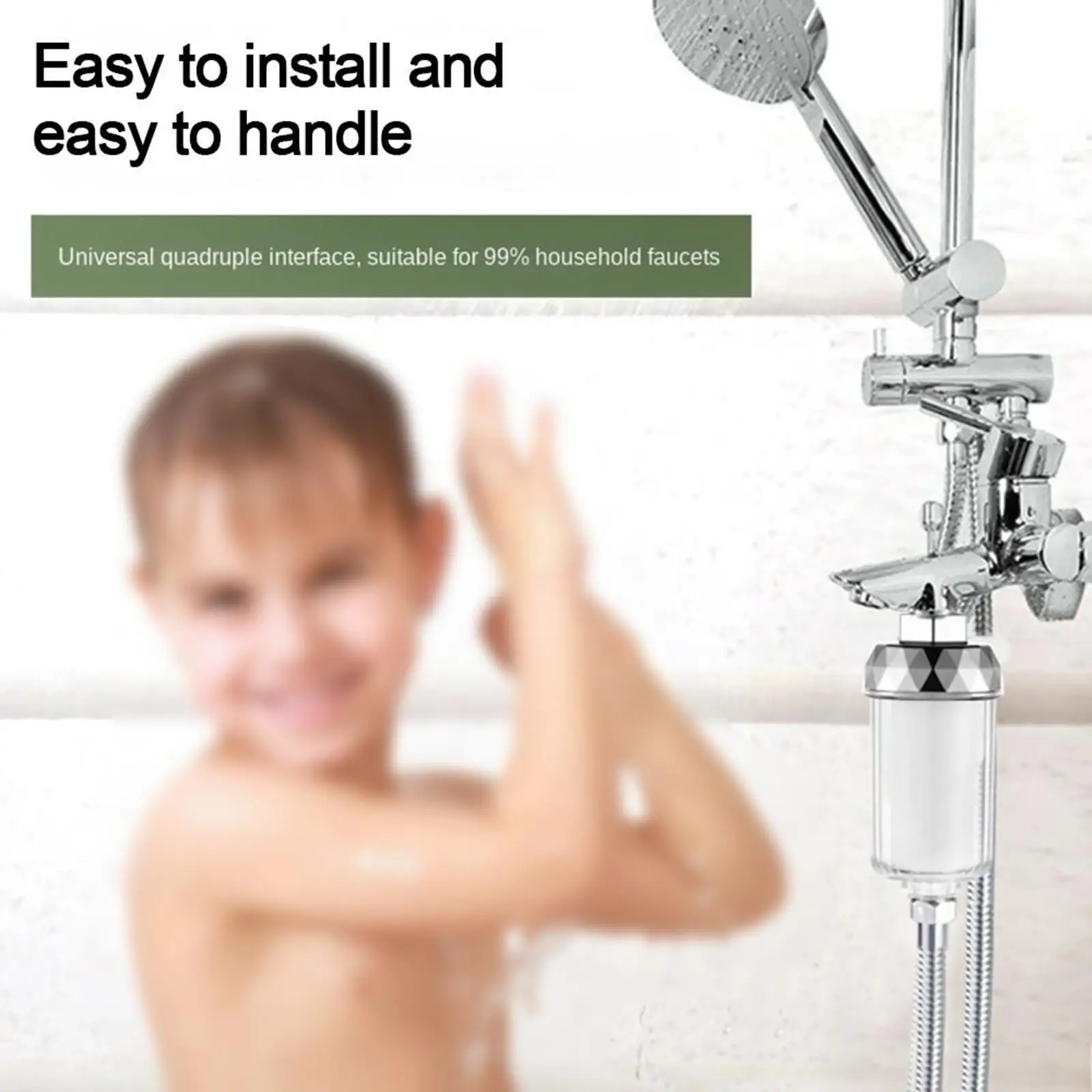 Shower Head Filter Shower Filter for Other Sediments Bathroom Household