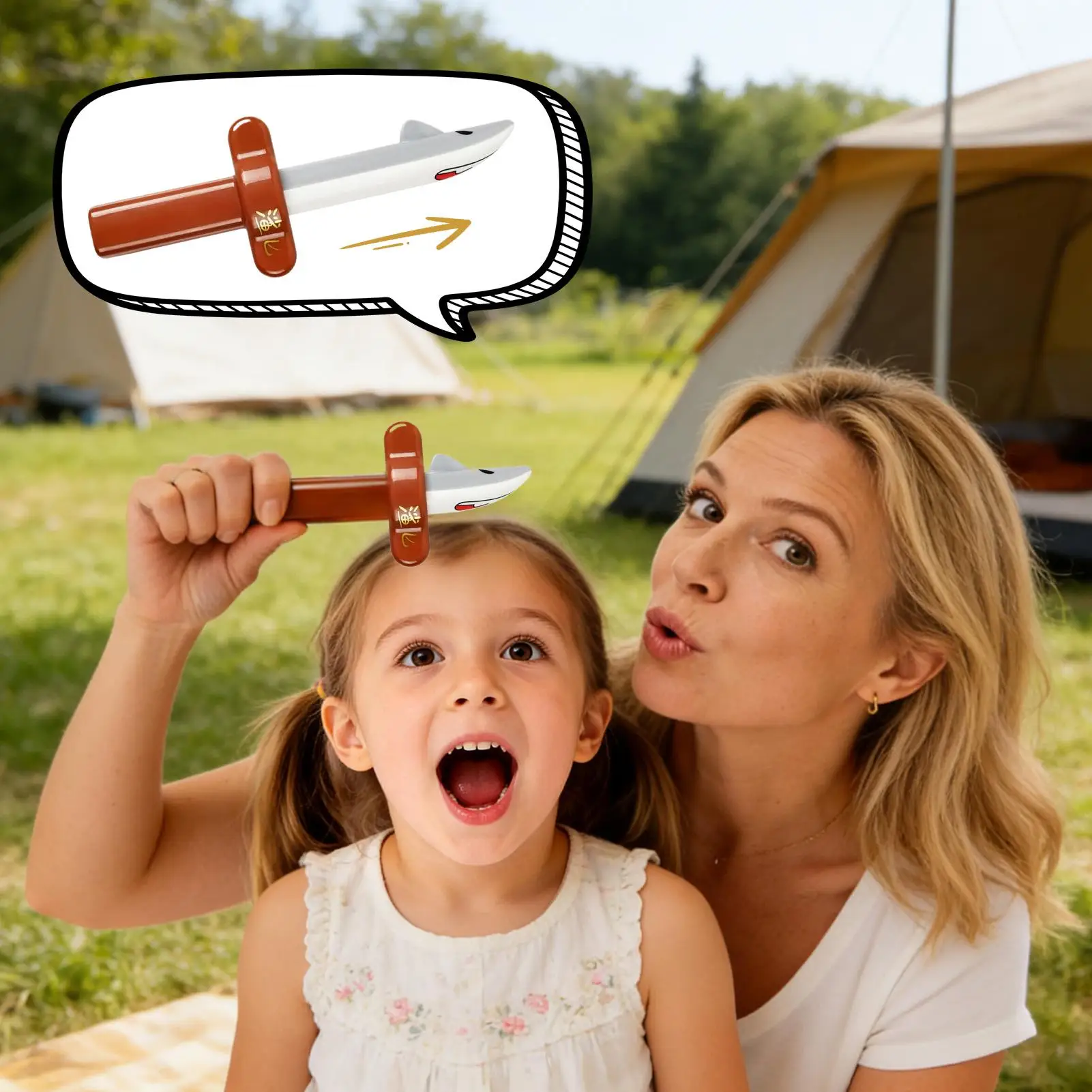 

Holiday Role-Playing Prop Toy Realistic Shark Design Prop Retraction Toy Cutter For Home Indoor Outdoor Party Birthday Holiday